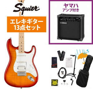 Squier by Fender / Affinity Series Stratocaster FMT HSS Maple FB WH PG Sienna Sunburst GLM^[ YAMAHA GA15IIAvtS҃ZbgRyYRKz