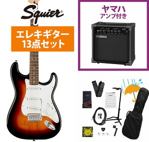 Squier by Fender / Affinity Series Stratocaster Laurel FB WH PG 3-Color Sunburst GLM^[ YAMAHA GA15IIAvtS҃ZbgR