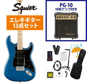 Squier by Fender / Affinity Series Stratocaster Maple FB BK PG Lake Placid Blue GLM^[ PG-10AvtGLM^[S҃ZbgRyYRKz