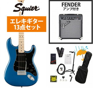 Squier by Fender / Affinity Series Stratocaster Maple FB BK PG Lake Placid Blue GLM^[ Fender 10WAvtGLM^[S҃ZbgR