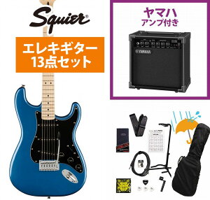 Squier by Fender / Affinity Series Stratocaster Maple FB BK PG Lake Placid Blue GLM^[ YAMAHA GA15IIAvtS҃ZbgR