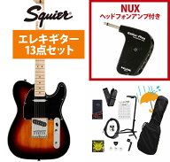Squier by Fender / Affinity Series Telecaster Maple FB BK PG 3-Color Sunburst エレキギター GP-1ア…