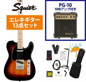 Squier by Fender / Affinity Series Telecaster Maple FB BK PG 3-Color Sunburst GLM^[ PG-10AvtGLM^[S҃ZbgRyYRKz