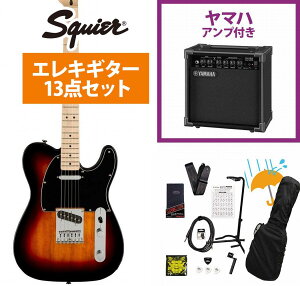 Squier by Fender / Affinity Series Telecaster Maple FB BK PG 3-Color Sunburst GLM^[ YAMAHA GA15IIAvtS҃ZbgRyYRKz