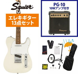 Squier by Fender / Affinity Series Telecaster Laurel FB WH PG Olympic White GLM^[ PG-10AvtGLM^[S҃ZbgR