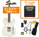 Squier by Fender / Affinity Series Telecaster Laurel FB WH PG Olympic White エレキギター Marshall MG10アンプ付…