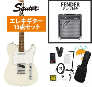 Squier by Fender / Affinity Series Telecaster Laurel FB WH PG Olympic White GLM^[ Fender 10WAvtGLM^[S҃ZbgR