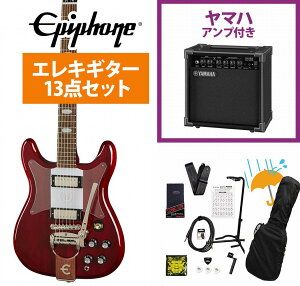 Epiphone / Crestwood Custom Tremotone Cherry (CH) �N���X�g�E�b�h YAMAHA GA15II�A���v�t�����S�҃Z�b�gR�yYRK�z