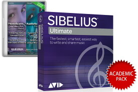 AVID アビッド / Sibelius Ultimate PhotoScore & AudioScore バンドル アカデミック版【永続ライセンス】【お取り寄せ商品】
