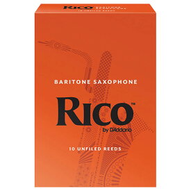DAddario Woodwinds / RICO バリトンサックス用リード オレンジ箱 10枚入 リコ ダダリオ 3 1/2 [LRIC10BS3.5]【お取り寄せ商品】