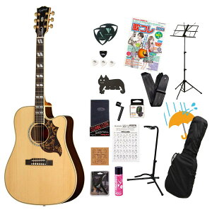 Epiphone / Inspired by Gibson Custom Hummingbird Deluxe EC Natural �G�s�t�H���A�R�M�e�����Ă񂱐���17�_���S�҃Z�b�gR�yYRK�z