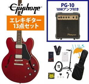Epiphone / Inspired by Gibson ES-335 Cherry (CH) Z~AR ES335 PG-10AvtGLM^[S҃ZbgRyYRKz
