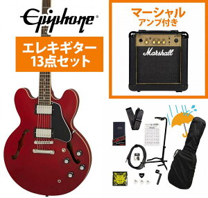 Epiphone / Inspired by Gibson ES-335 Cherry (CH) Z~AR ES335 Marshall MG10AvtGLM^[S҃ZbgRyYRKz
