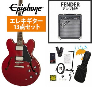 Epiphone / Inspired by Gibson ES-335 Cherry (CH) Z~AR ES335 Fender 10WAvtGLM^[S҃ZbgRyYRKz
