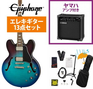 Epiphone / Inspired by Gibson ES-335 Figured Blueberry Burst (BBB) GLM^[ Z~AR ES335 YAMAHA GA15IIAvtS҃ZbgRyYRKz