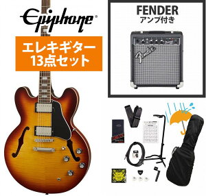 Epiphone / Inspired by Gibson ES-335 Figured Raspberry Tea Burst (RTB) Z~AR ES335 Fender 10WAvtGLM^[S҃ZbgRyYRKz