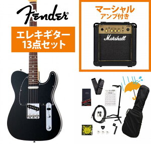 Fender / ISHIBASHI FSR Made in Japan Traditional 60S Telecaster Custom Rosewood FB Black@Marshall MG10AvtGLM^[S҃ZbgRsFENDER[d`[i[v[g!tyYRKz