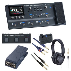 BOSS / GX-100 Guitar Effects Processor[R݂ɃTEhCNZbg] FS-1-WL + EV-30 + BT-DUALyPTNBz