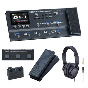 BOSS / GX-100 Guitar Effects Processor[�I�v�V�����A�C�e��+BOSS�����L�������O �P�[�X] FS-1-WL + EV-1-WL + BT-DUAL�yPTNB�z