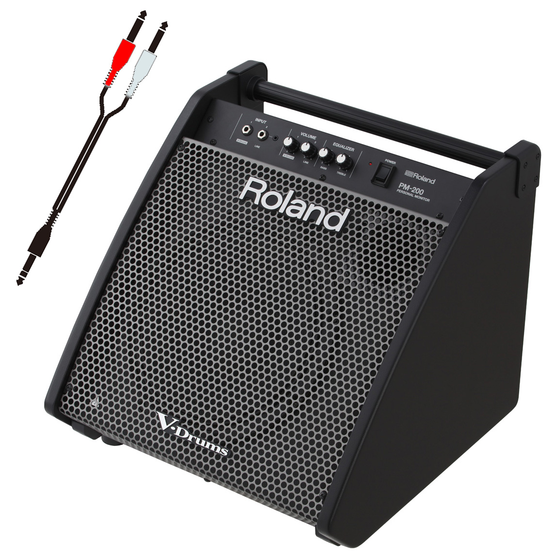 Roland   PM-200 電子ドラム用モニタースピーカー 接続ケーブルセット