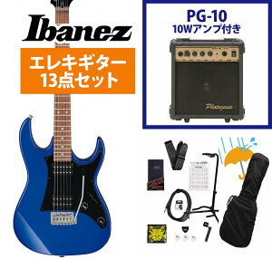 Ibanez / GIO Ibanez GRX20 Jewel Blue (JB) 【海外モデル独占販売】 PG-10アンプ付属エレキギター初心者セットR【YRK】