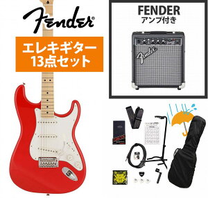 Fender / Made in Japan Hybrid II Stratocaster Maple FB Modena Red Fender 10W�A���v�t���G���L�M�^�[���S�҃Z�b�gR�yYRK�z