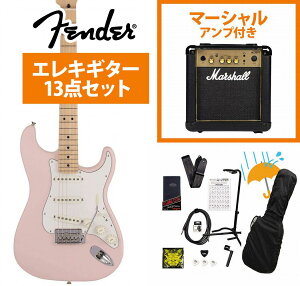 Fender / Made in Japan Junior Collection Stratocaster Maple FB Satin Shell Pink [V[gXP[] Marshall MG10AvtGLM^[S҃ZbgR