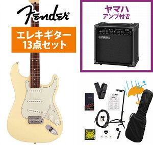 Fender / Made in Japan Junior Collection Stratocaster Rosewood FB Satin Vintage White [V[gXP[] YAMAHA GA15IIAvtS҃ZbgR