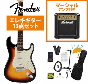 Fender / Made in Japan Junior Collection Stratocaster Rosewood FB 3-Color Sunburst Marshall MG10AvtGLM^[S҃ZbgR