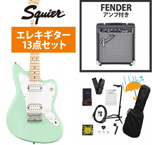 Squier by Fender / Mini Jazzmaster HH Maple FB Surf Green Fender 10WAvtGLM^[S҃ZbgRyYRKz