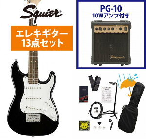 Squier / Mini Strat Laurel FB Black ~jM^[ GLM^[ PG-10AvtGLM^[S҃ZbgRyYRKz