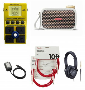 ZOOM / MS-200D+ MultiStomp }`GtFN^[ Y[ Xgv{bNX[A_v^[ + Spark GO PearlwZbg] tF_[ P[u()yPNGz