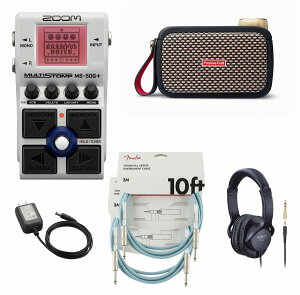 ZOOM / MS-50G+ MultiStomp Guitar Pedal }`GtFN^[ Xgv{bNX[A_v^[ + Spark GO wZbg]FenderP[u()yPNGz
