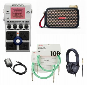 ZOOM / MS-50G+ MultiStomp Guitar Pedal }`GtFN^[ Xgv{bNX[A_v^[ + Spark GO wZbg]FenderP[u()yPNGz