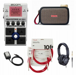 ZOOM / MS-50G+ MultiStomp Guitar Pedal }`GtFN^[ Xgv{bNX[A_v^[ + Spark GO wZbg]FenderP[u()yPNGz