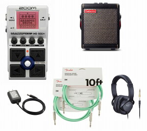 ZOOM / MS-50G+ MultiStomp Guitar Pedal }`GtFN^[ Xgv{bNX[A_v^[ + Spark MINIwZbg]FenderP[u()yPNGz