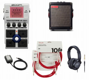 ZOOM / MS-50G+ MultiStomp Guitar Pedal }`GtFN^[ Xgv{bNX[A_v^[ + Spark MINIwZbg]FenderP[u()yPNGz