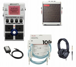 ZOOM / MS-50G+ MultiStomp Guitar Pedal }`GtFN^[ Xgv{bNX[A_v^[ + Spark MINI PearlwZbg]FenderP[u()yPNGz