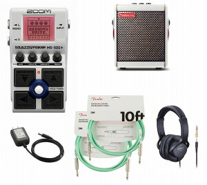 ZOOM / MS-50G+ MultiStomp Guitar Pedal }`GtFN^[ Xgv{bNX[A_v^[ + Spark MINI PearlwZbg]FenderP[u()yPNGz