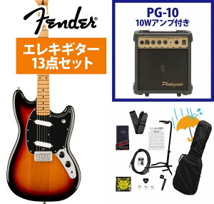 Fender / Player II Mustang Maple FB 3-Color Sunburst GLM^[ PG-10AvtGLM^[S҃ZbgRyYRKz