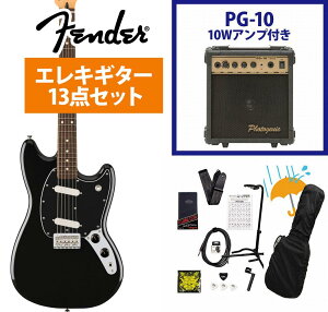 Fender / Player II Mustang Rosewood FB Black �G���L�M�^�[ PG-10�A���v�t���G���L�M�^�[���S�҃Z�b�gR�yYRK�z