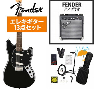 Fender / Player II Mustang Rosewood FB Black �G���L�M�^�[ Fender 10W�A���v�t���G���L�M�^�[���S�҃Z�b�gR�yYRK�z