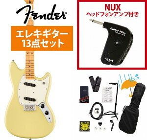 Fender / Player II Mustang Maple FB Hialeah Yellow �G���L�M�^�[ GP-1�A���v�t���G���L�M�^�[���S�҃Z�b�gR�yYRK�z