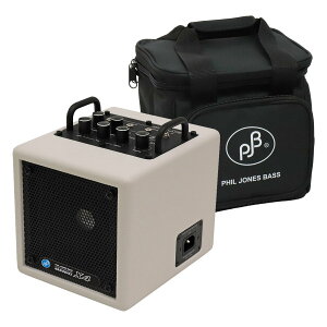 Phil Jones Bass (PJB) / NANOBASS X4 White Bluetooth/AUX-in���� 35W �x�[�X�p�R���{�A���v[��p�L�������O�o�b�O�����w���Z�b�g]�yYRK�z