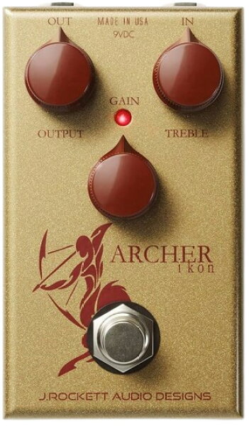 《購入特典有り》J. Rockett Audio Designs / Archer Ikon オーバードライブ ジェイ・ロケット・オーディオ・デザインズ 【国内正規品】《Fenderギター/ベース用シールドケーブルプレゼント》