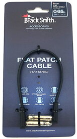 BLACK SMITH / FLAT PATCH CABLE 20cm 0.65ft パッチケーブル