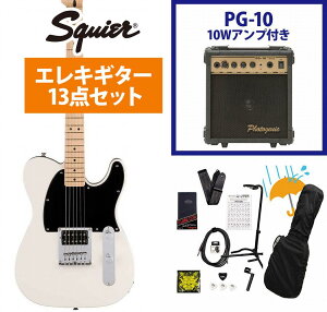 Squier by Fender / Sonic Esquire H Maple FB BK PG Arctic White PG-10AvtGLM^[S҃ZbgRyYRKz