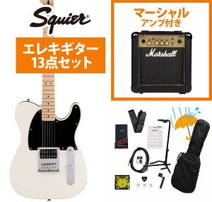 Squier by Fender / Sonic Esquire H Maple FB BK PG Arctic White Marshall MG10AvtGLM^[S҃ZbgRyYRKz