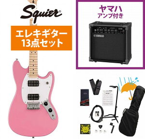 Squier by Fender / Sonic Mustang HH Maple FB WH PG Flash Pink YAMAHA GA15IIAvtS҃ZbgRyYRKz