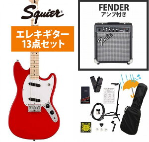 Squier by Fender / Sonic Mustang Maple FB WH PG Torino Red Fender 10WAvtGLM^[S҃ZbgRyYRKz